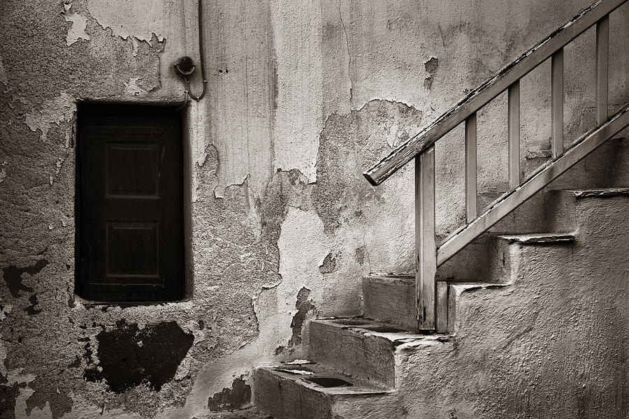 Mykonos building closeup Photograph by Songquan Deng