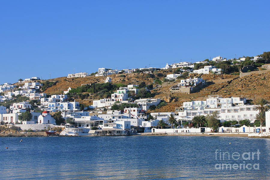 Mykonos Town Photograph by Donna L Munro