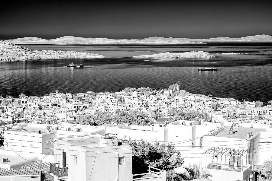 Mykonos Town Infrared Photograph by John Rizzuto