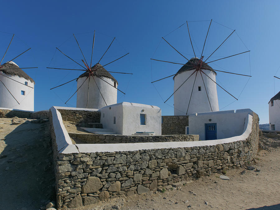 Mykonos Windmills Photograph by S Paul Sahm
