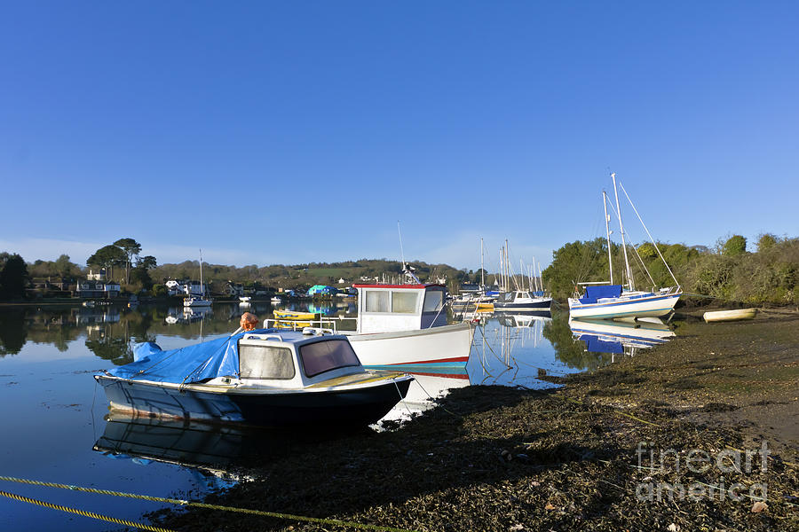 Mylor Creek Boats Photograph by Terri Waters