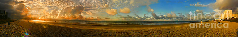 Myrtle Beach Panorama Photograph by Jeff Breiman