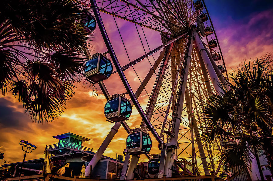 Myrtle Beach Skywheel Photograph by David Smith