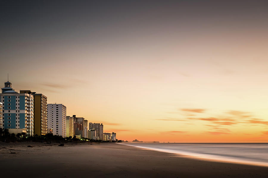 Architecture Photograph - Myrtle Beach Sunrise by Ivo Kerssemakers
