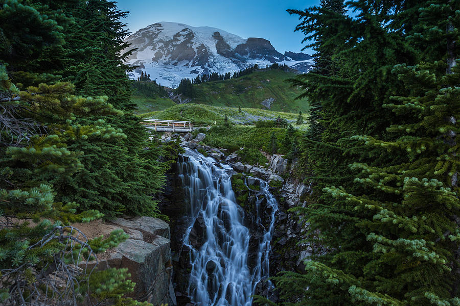 Myrtle Falls Photograph by Calazone's Flics