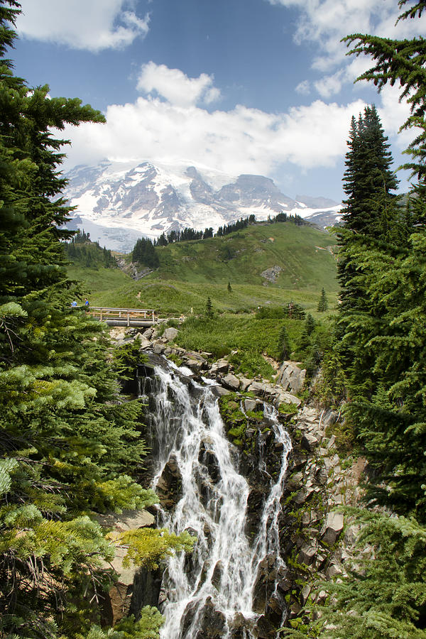 Myrtle Falls Photograph by Debby Richards