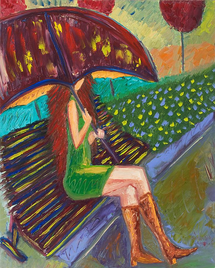 Impressionism Painting - Mysteria by Albert Almondia