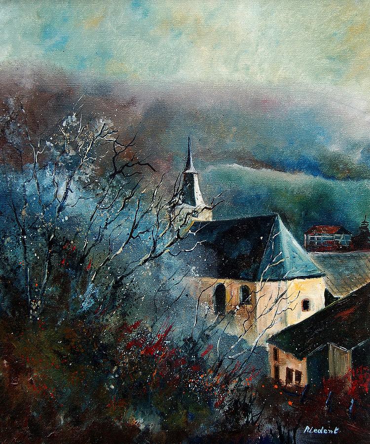 Summer Painting - Mysterious chapel by Pol Ledent