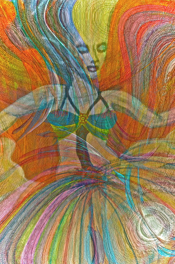 Mysterious Dancer Painting by Gwyn Newcombe
