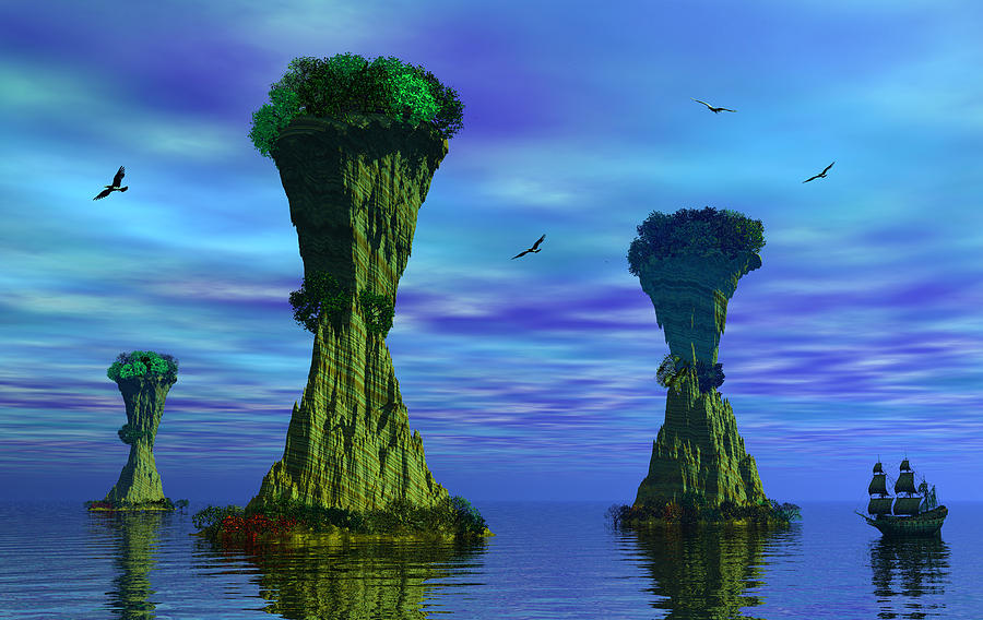 Mysterious Islands Photograph by Mark Blauhoefer