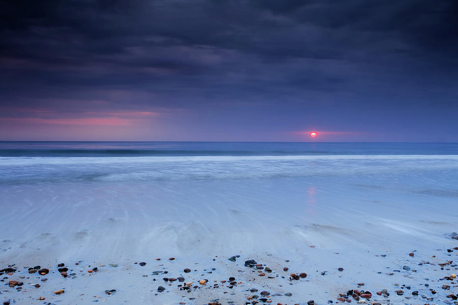 Mysterious Photograph - Mysterious Ocean Sunrise by Darius Aniunas