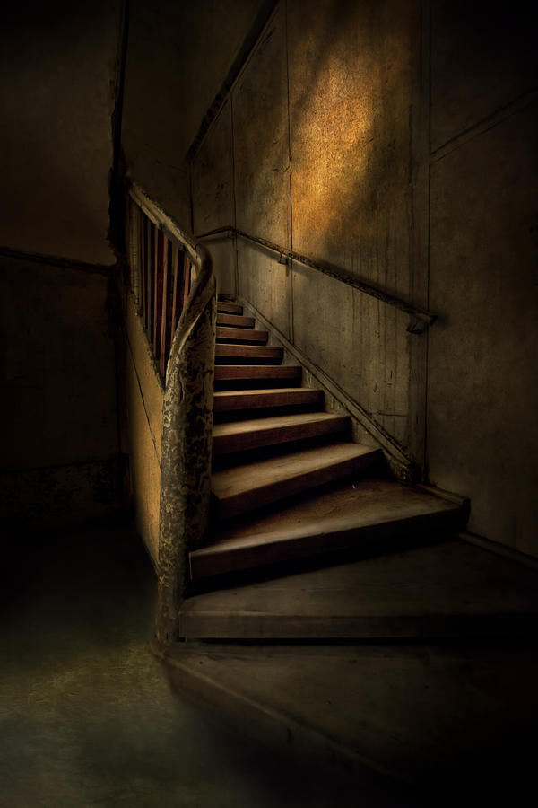 Mysterious staircase Photograph by Jaroslaw Blaminsky