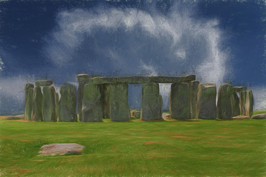 Mysterious Stonehenge 2 Digital Art by Roy Pedersen
