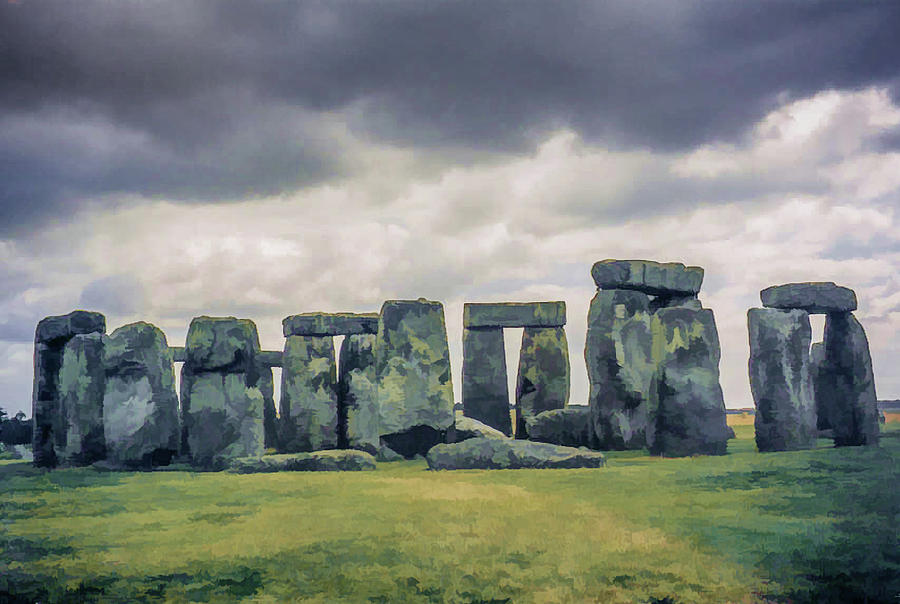 Mysterious Stonehenge Digital Art by Lisa Lemmons-Powers