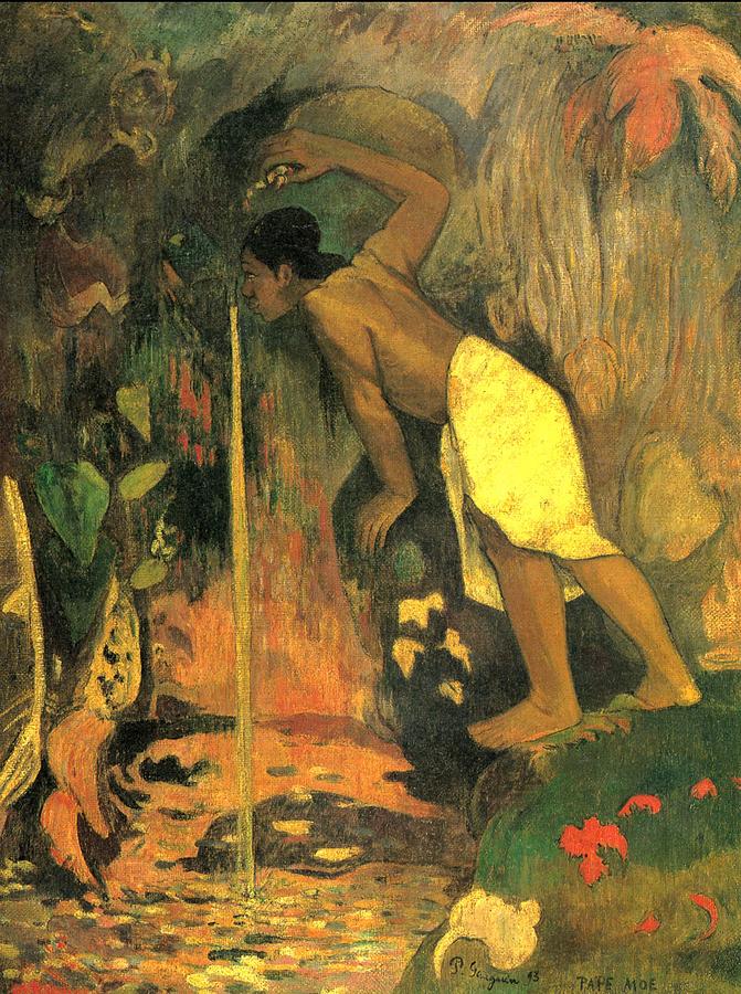 Paul Gauguin Painting - Mysterious Water by Paul Gauguin