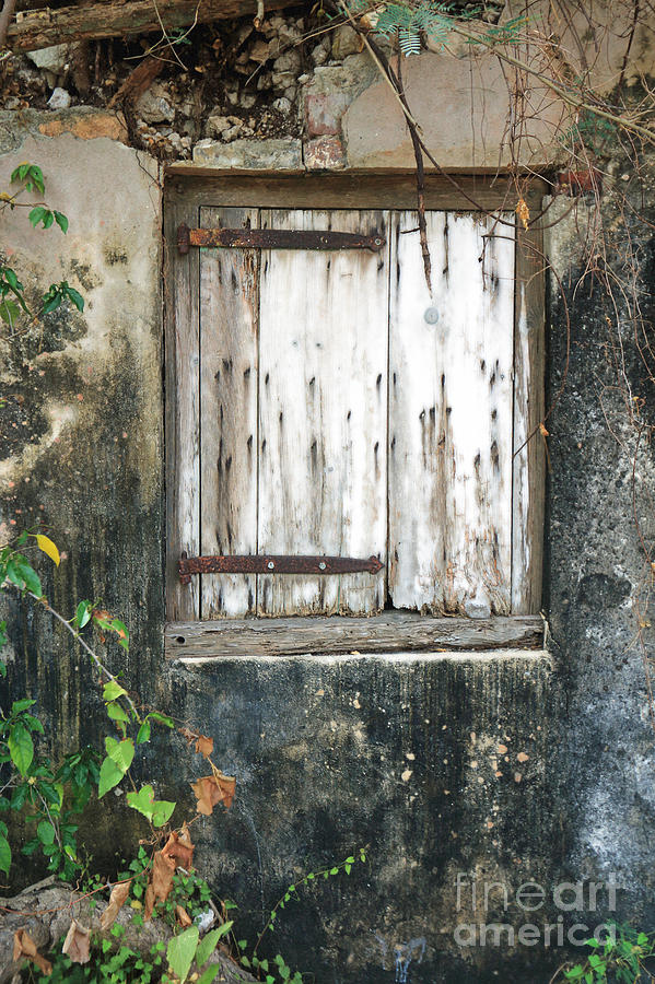 Mysterious Window II Photograph by Mary Haber