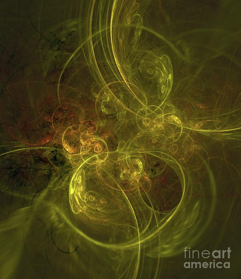 Abstract Digital Art - Mystery of Space by Esoterica Art Agency