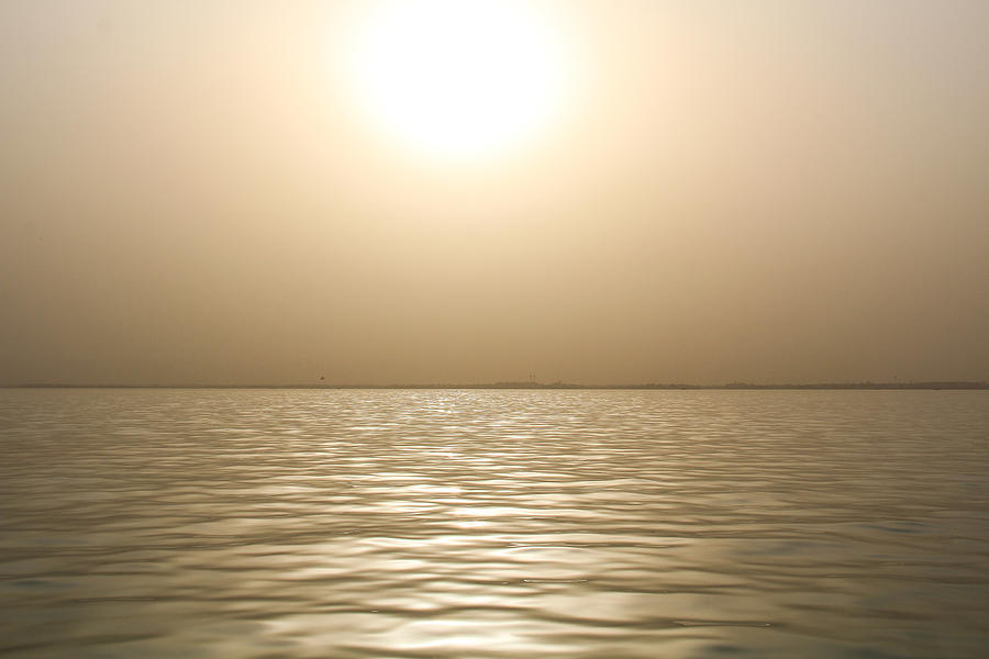 Mystery Sandstorm Sunset- The Red Sea Photograph by Glenn Feron