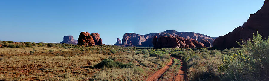 Mystery Valley Colorado Plateau Arizona Pan 01 Photograph by Thomas Woolworth