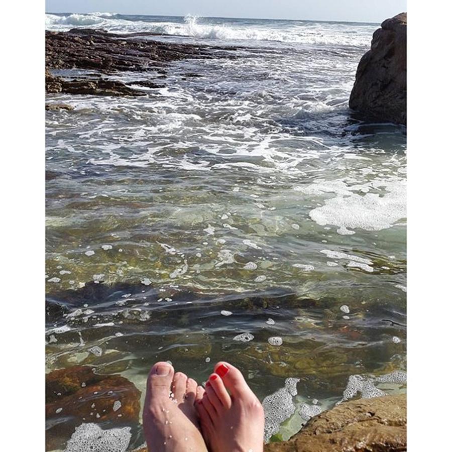 Beach Photograph - #mysterygirl s Foot At #capepoint by Krish Chetty