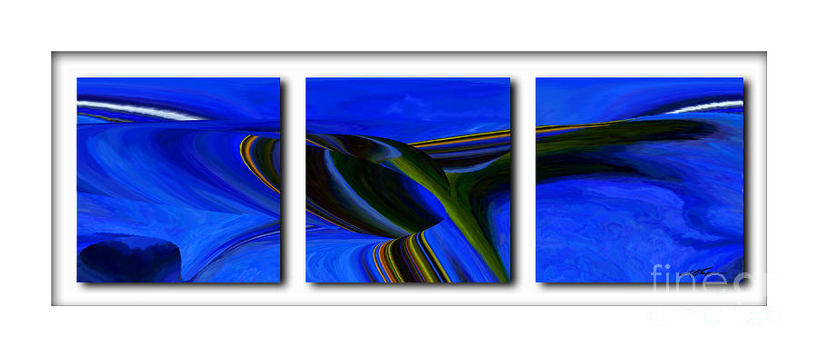 Mystic Blue Version 3 Digital Art