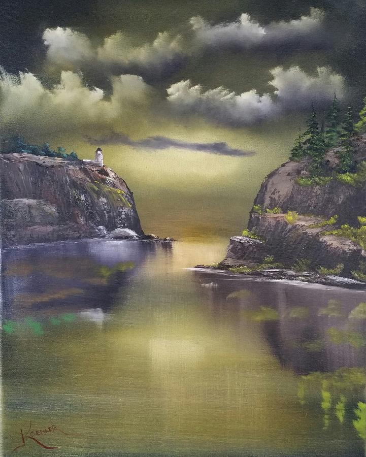 Mystic Cove Painting By John Koehler Fine Art America