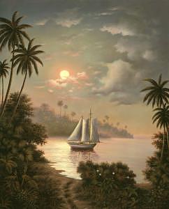 Mystic Cove Painting by Suleyman Mavruk Mystic Cove Painting by Suleyman Mavruk