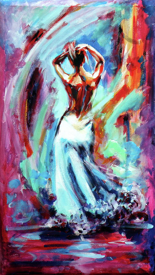 Mystic dance Painting by Kovacs Anna Brigitta