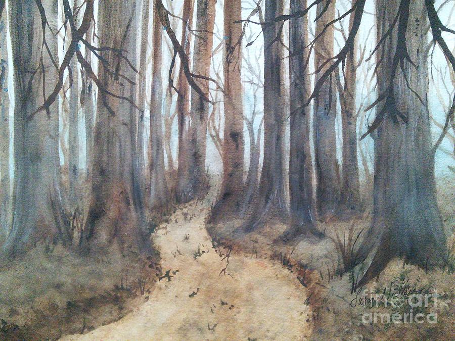Mystic Forest Painting by Susan Nielsen