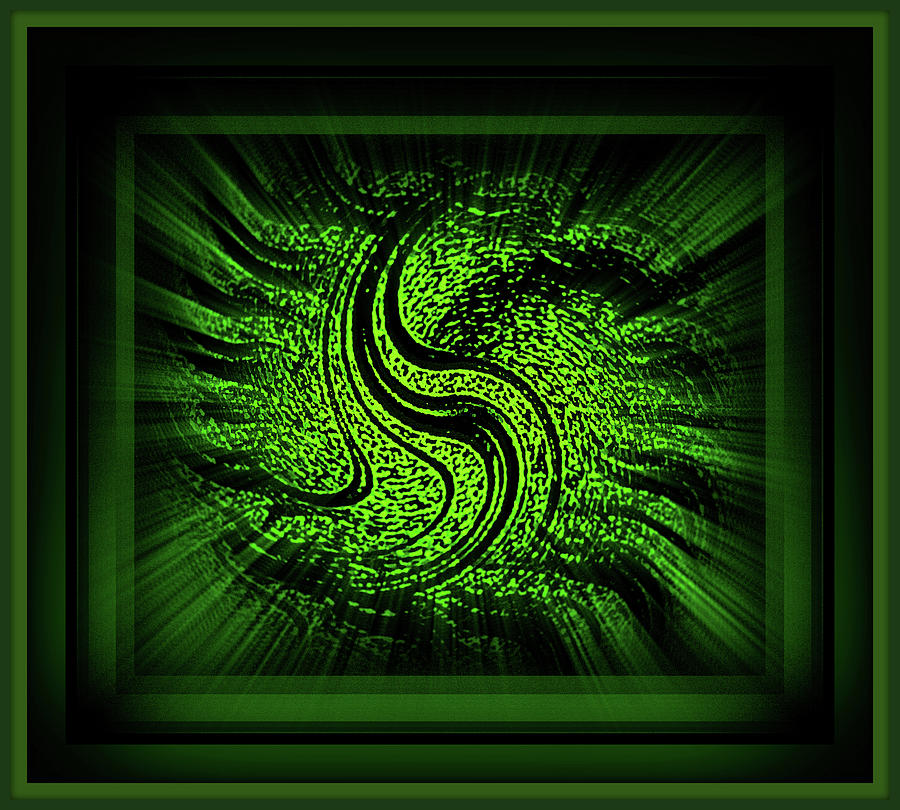 Mystic Green Digital Art by Leslie Revels