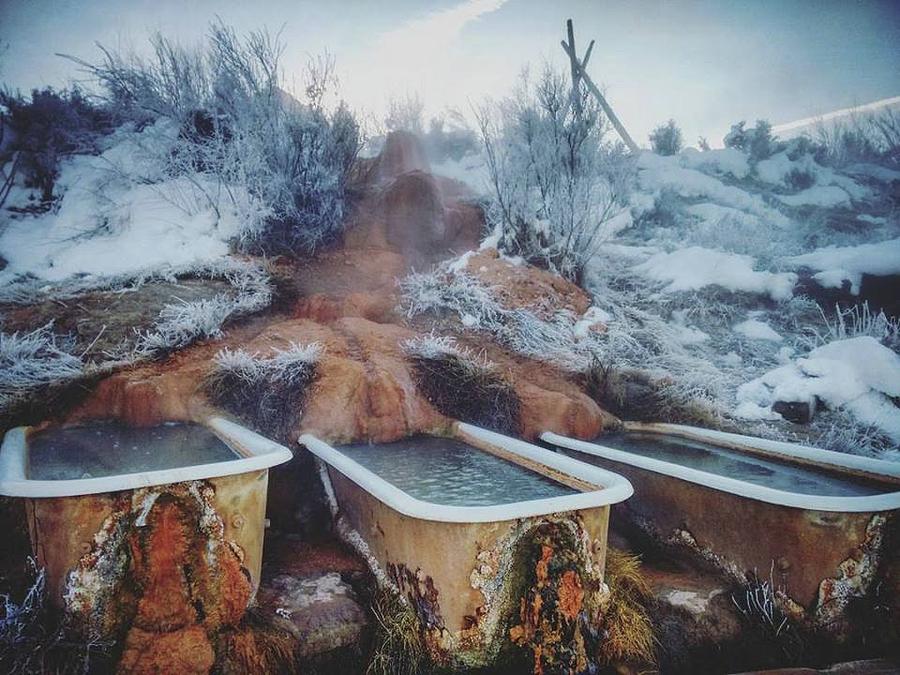 Mystic Hot Springs Photograph by Sarieh Raigne