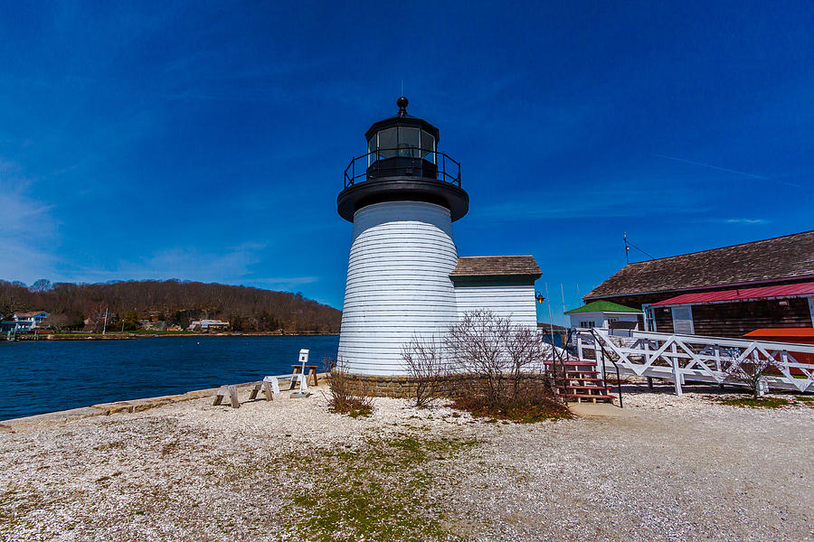 Mystic Seaport Lighthouse Photograph by Brian MacLean