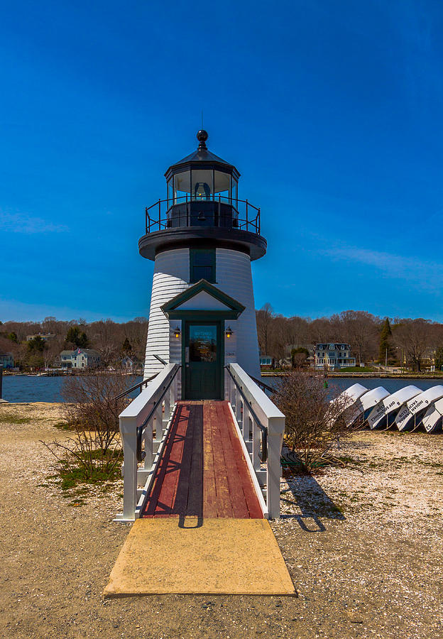 Mystic Seaport Lighthouse Entry Photograph by Brian MacLean