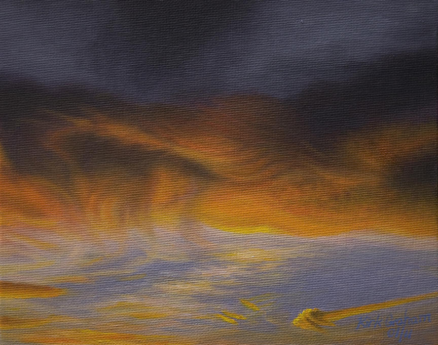 Mystic Sky Painting by Kirk Graham