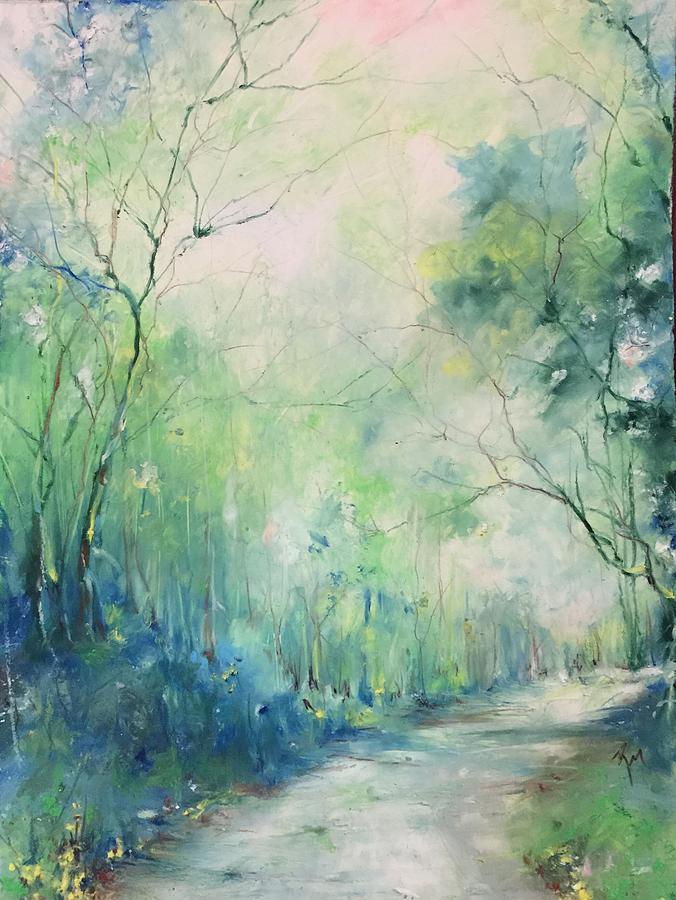 Mystic Trail Painting by Robin Miller-Bookhout