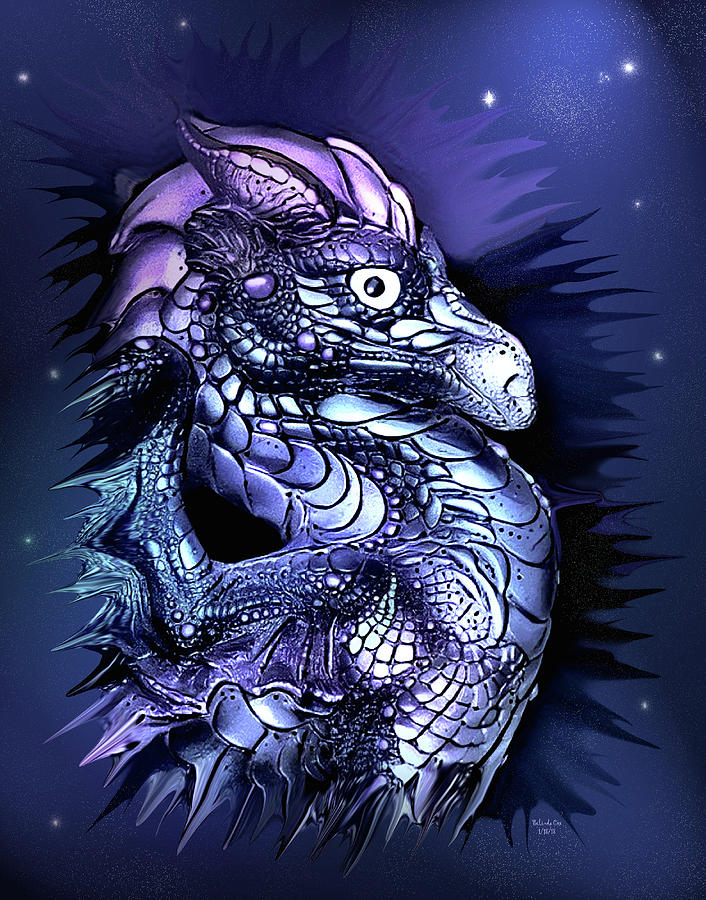 Mystical Dragon  Digital Art by Artful Oasis