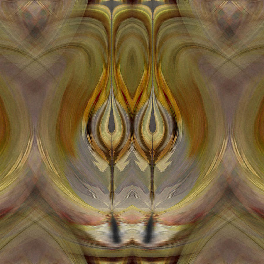 Digital Digital Art - Mystical Flowers by Ilona Burchard Digital Digital Art - Mystical Flowers by Ilona Burchard