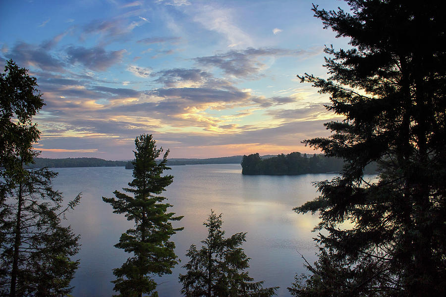 Mystical Magic - Sunrise - Wollaston Lake Photograph by Spencer Bush