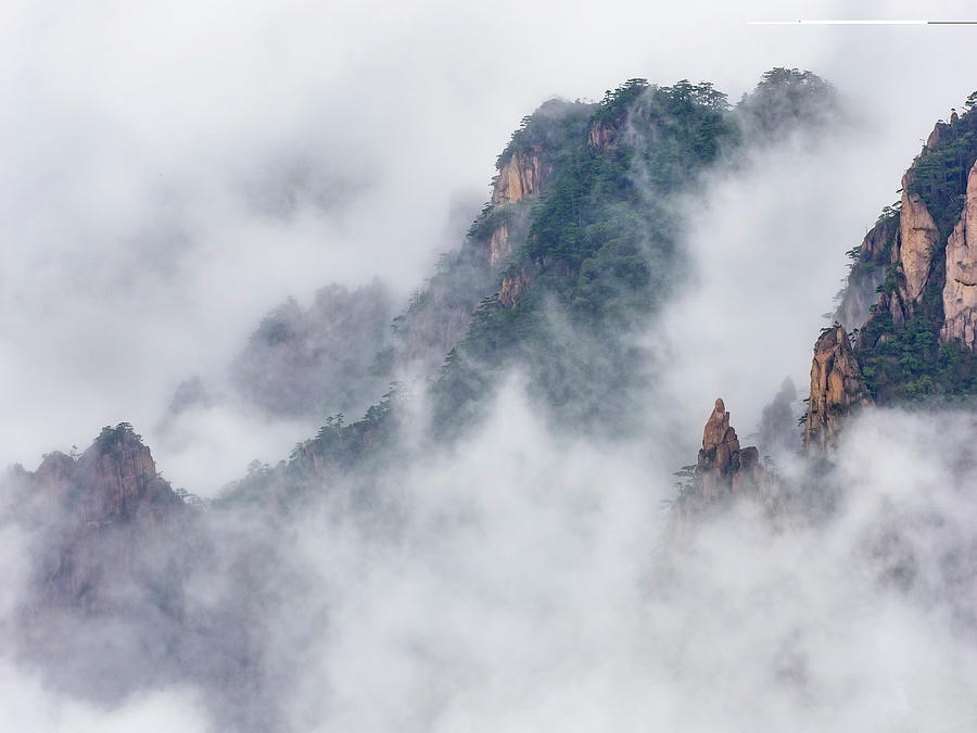 Mystical mountains Photograph by Usha Peddamatham