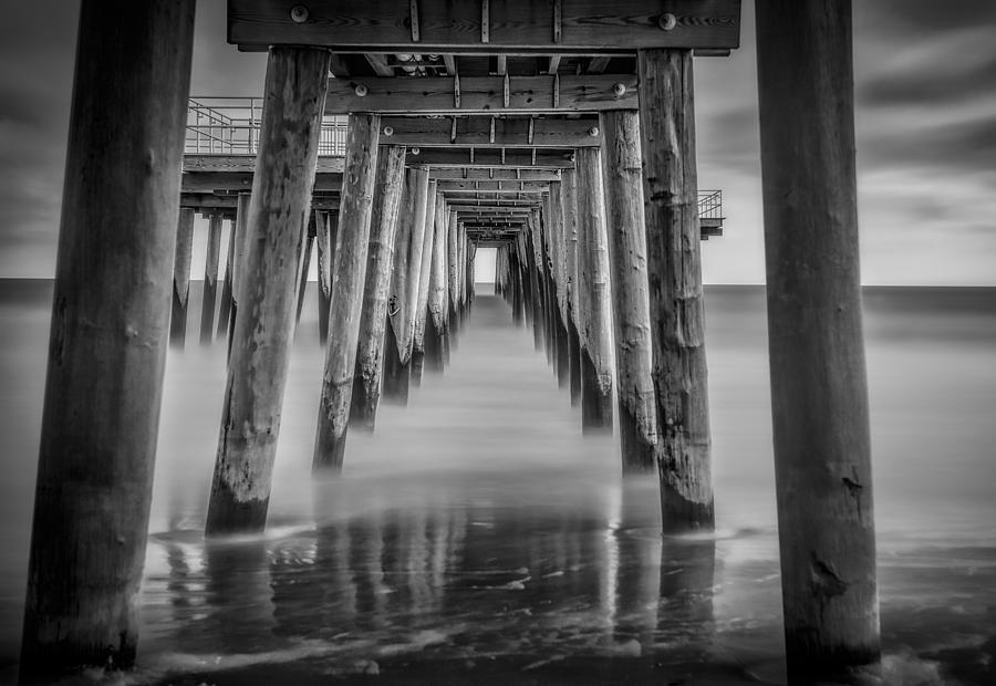 Mystical Pier - Ventnor CIty Fishing Pier Photograph by John Maslowski