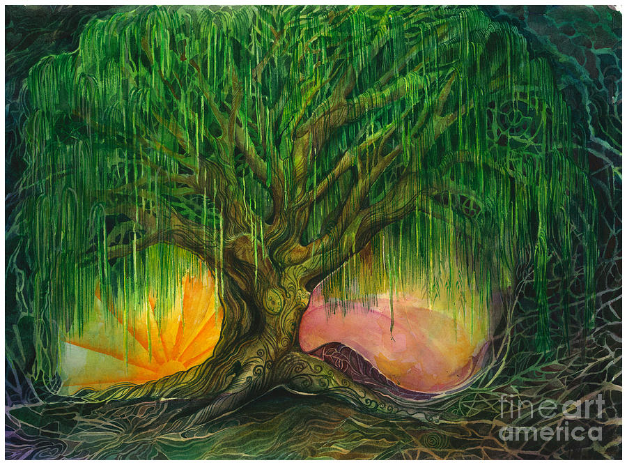 Magic Painting - Mystical Willow by Colleen Koziara