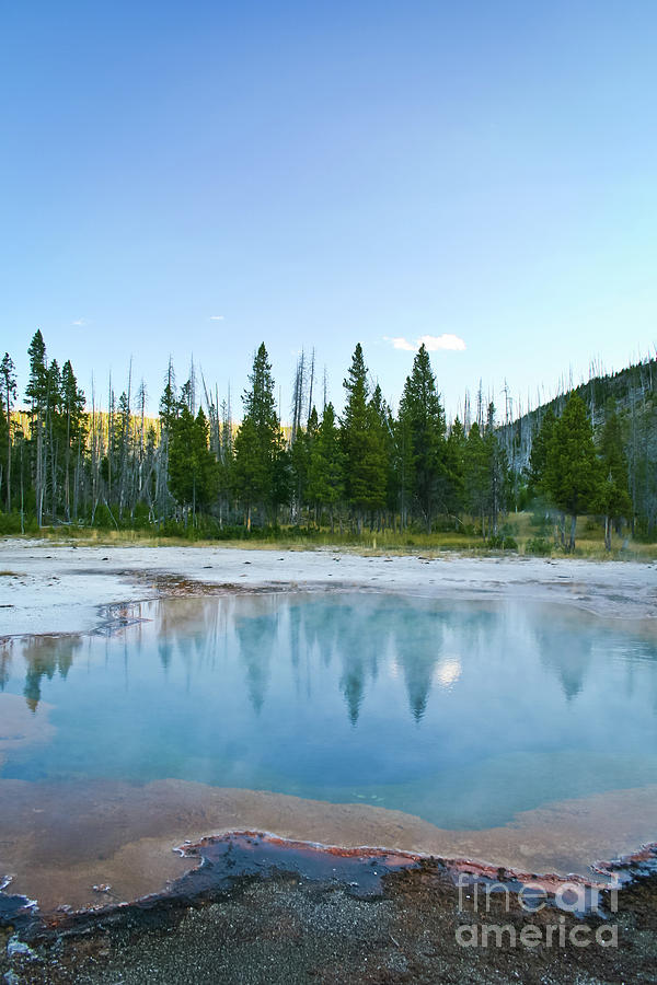 Yellowstone National Park Photograph - Mystical Yellowstone Pool by Brent Parks