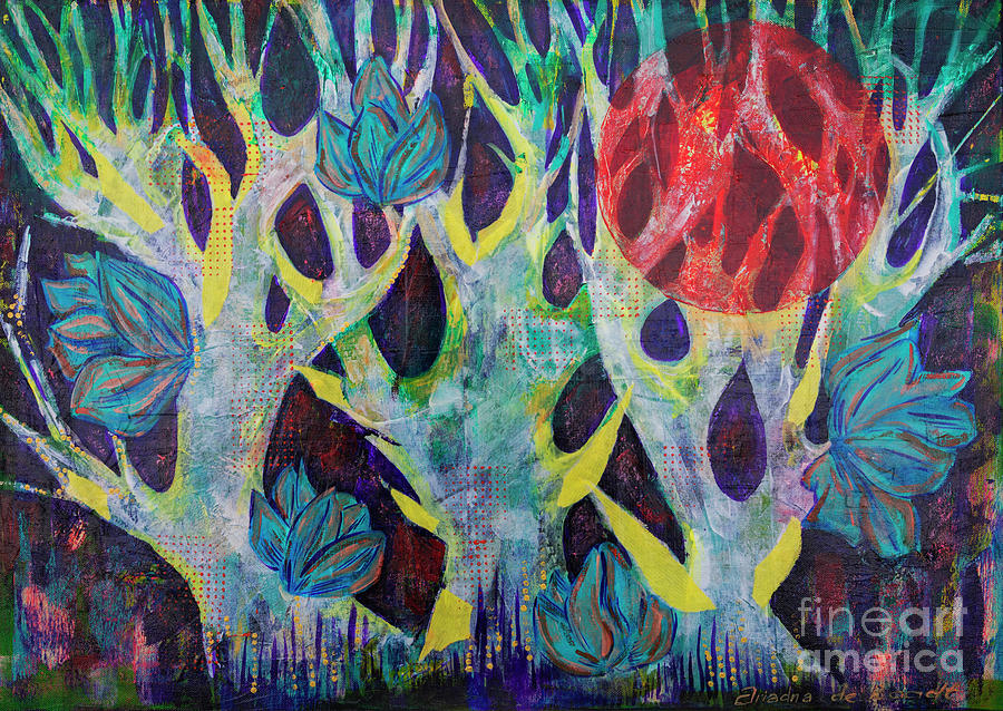 Myth Forest Painting by Ariadna De Raadt