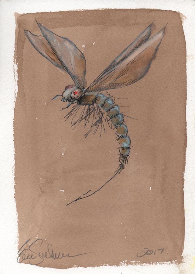 Mythical Insect Painting by Eric Suchman