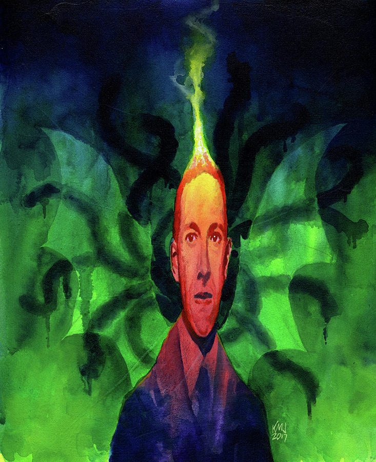 Lovecraft Painting - Mythos by Ken Meyer jr