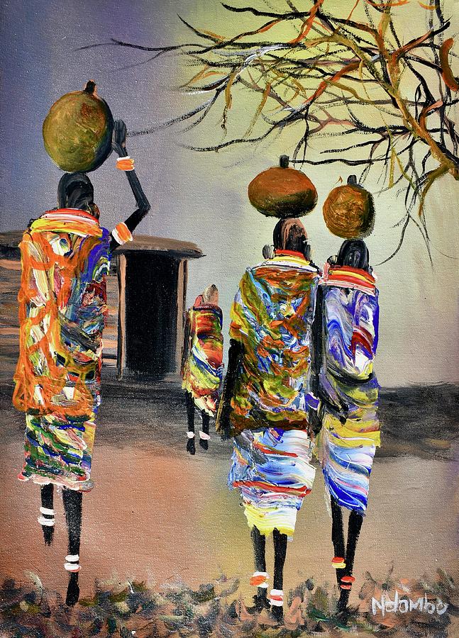 N-168 Painting by John Ndambo