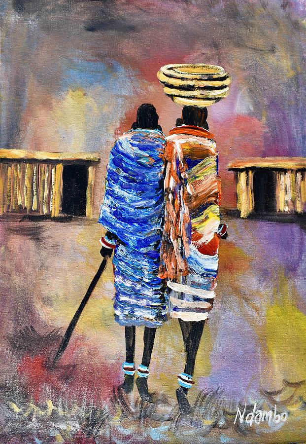 N-183 Painting by John Ndambo