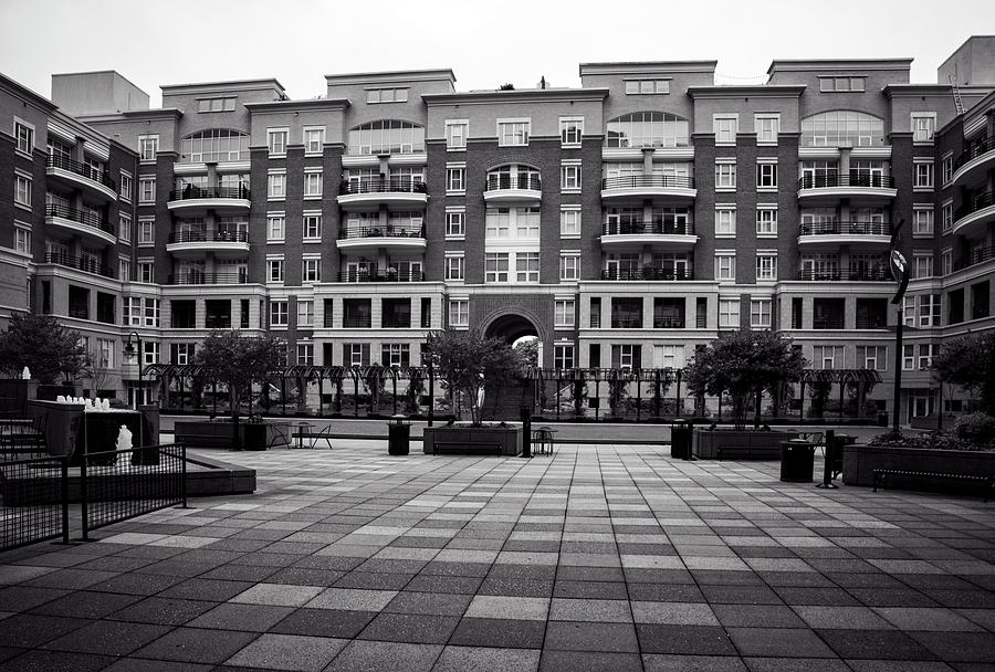 N. Church Condos In Black And White Photograph by Greg and Chrystal Mimbs