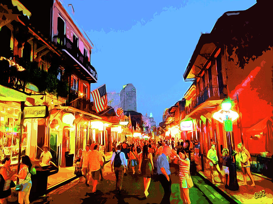 N O  French Quarter 2 Painting by CHAZ Daugherty