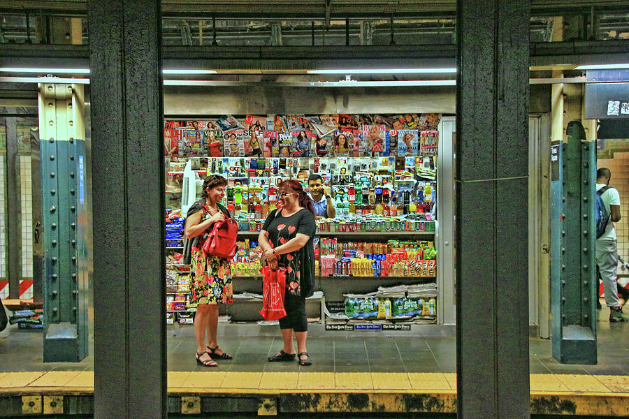 N Y C Subway Scene # 3 Photograph by Allen Beatty